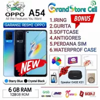OPPO A54 RAM 6/128 GB GARANSI RESMI OPPO INDONESIA