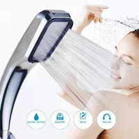 Shower Head 300 Lubang Tekanan Tinggi Kepala Kamar Mandi Selang xhose