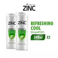 Zinc Shampoo Refreshing Cool 340 ml x 2 pcs
