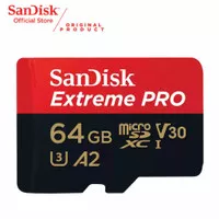 Sandisk MicroSD Extreme Pro A2 U3 170MBps (64GB) 4K UHD Action Cam