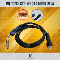 Stang Las CO CO2 Mig Torch MB24 250A 3 Meter - Mig Gun MB24 250A 3M