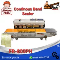 Mesin Continous Band Sealer Perekat Plastik FR-800PH HEACYPACK