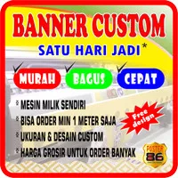 BANNER/SPANDUK, MEDIA PROMO, ROLL UP BANNER, STANDING BANNER CUSTOM