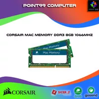 RAM Corsair 8GB (2x4GB) DDR3 1066 MHz SODIMM Mac Memory Laptop