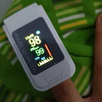 fingertip pulse oxymeter saturasi oksigen portable Akurat