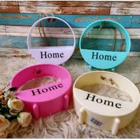 Vas Gantung Home Cantik/Vas Bunga Hias Plastik Shabby/Pot Gantung Unik