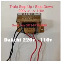 Daiichi Trafo Step up step down 220v ke 110v atau 110v ke 220v 60w