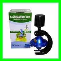 DESTEC COM-201S Regulator Gas Dengan Pengaman Ganda + Non Meter Cocok