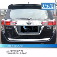 Trunk lid chrome list chrome bagasi all new INNOVA reborn 2016 - 2020