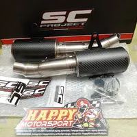 Knalpot Slip on Dual Silencer SC Project Italy Kawasaki Z1000 sugomy