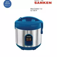 MAGIC COM SANKEN BIRU RICE COOKER SJ-120 H 1 LITER STAINLESS MURAH