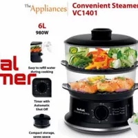 TEFAL Steamer VC1401 - Steamer Tefal - Compact Stemer GARANSI