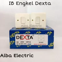 Saklar engkel dexta/IB Engkel tanam tembok dexta/saklar murah dexta