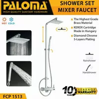 PALOMA FCP 1513 Shower Tiang Set Shower Mandi Keran Air Panas Dingin