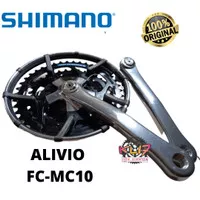 CRANK SHIMANO ALIVIO FC MC10 CRANK SHIMANO VINTAGE RETRO NOS