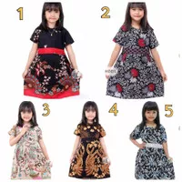 Baju Batik Anak Perempuan 2Th-13Th Dress Batik anak Modern
