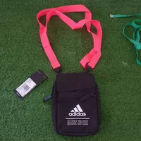 Adidas original classic organizer sling Bag black red bnwt