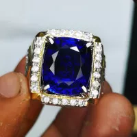 Natural royal blue sapphire srilanka Sertifikat internasional