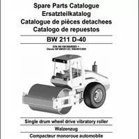 Parts Catalog Bomag BW211D-40 versi pdf
