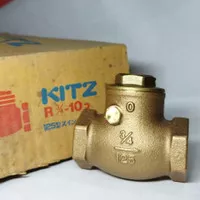 check valve KITZ 3/4" taboklep tabok swing klep 3/4 inch kuningan