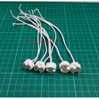 Fitting Soket Kabel 2Pin Bulat GU5.3 Lampu LED / Halogen MR16
