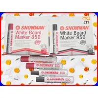 Spidol Snowman Jumbo 850 / Spidol White Board Besar ABG 850 - Hitam