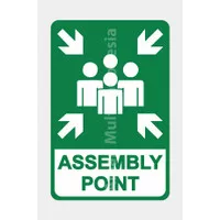 Assembly Point Akrilik - Titik Kumpul