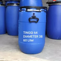Drum Plastik/Drum Air Sampah/Tong Sampah 60L/Gentong 60 L