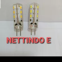 Lampu Halogen Kacang LED 3W watt 220V 12V G4 Kaki Tusuk Bohlam Gantung