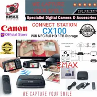 CANON Connect Station CS100 1TB Storage Device Wifi NFC Full HD Camera