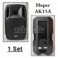 Speaker Aktif 15 Inch Huper AK15A Active Speaker 15" AK 15A (1 Set)
