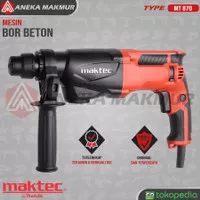 Mesin Bor Beton Maktec MT 870 710 Watt Rotary Hammer MT870