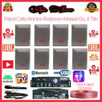 Promo Paket Murah Cafe/Karaoke/DLL Speaker 4 Inch JBL Original 8 Titik