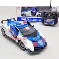Mainan Remote Control Mobil Polisi Police Car Mainan Mobil Polisi RC