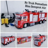 Rc Truk Pemadam Kebakaran - Mainan Mobil Truck Fire Damkar Remot