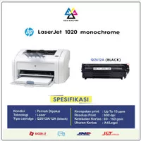 printer hp laserjet 1020 Gratis 1 ream kertas HVS a4