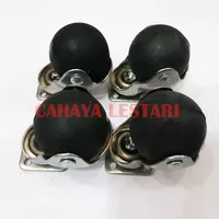 Roda Karet Bulat / Rubber Wheel / Roda Caster SKK TG 50 B (Tanpa Rem)