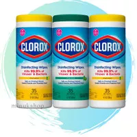 Clorox Disinfecting Wipes Fresh Scent Crisp Lemon ISI 35 ORIGINAL USA