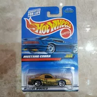 Hotwheels Mustang Cobra Made in India Black Gold Keren Rare Murah Unik