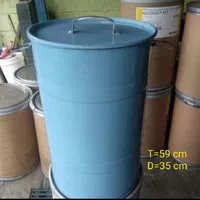 Drum besi/tong sampah/tempat sampah 50 liter