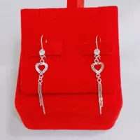 Anting panjang dewasa perak silver925 At15