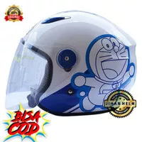 helm / bmc / helm bmc / helm bmc milan doraemon white blue termurah