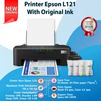 Printer Epson L121 A4 Ink Tank Printer Epson L121 L 121 l121 Garansi