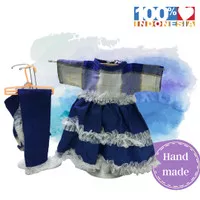 Baju Boneka Radinkadolls | Belinda Anisa 7L | Sarung Bugis Biru