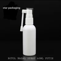 Botol spray 60ml Botol Nasal Spray 60ml Putih Nasal Pencuci Hidung
