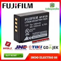 battery fujifilm np-w126 batre for charger bc-w126 baterai fuji