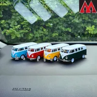 Pajangan Miniatur Diecast Mainan Mobil Mobilan VW Kombi Combi Van - Hijau Tua