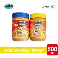 Creamy / Chunky Peanut Butter / Selai Kacang Merk Monsta [500 gr] - Creamy Kuning