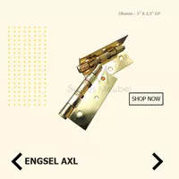 3" X 2.5" INCH GP AXL - ENGSEL PINTU / ENGSEL JENDELA TEBAL AXELL