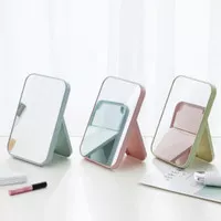 Cermin Lipat Korea Persegi Portable Beauty Mirror Kaca Rias Make Up